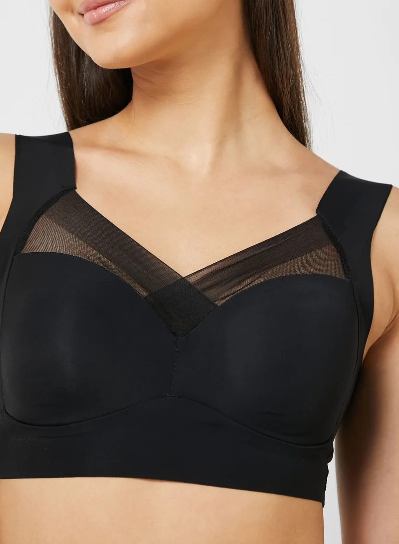 Ginger Mesh Trim Sports Bra