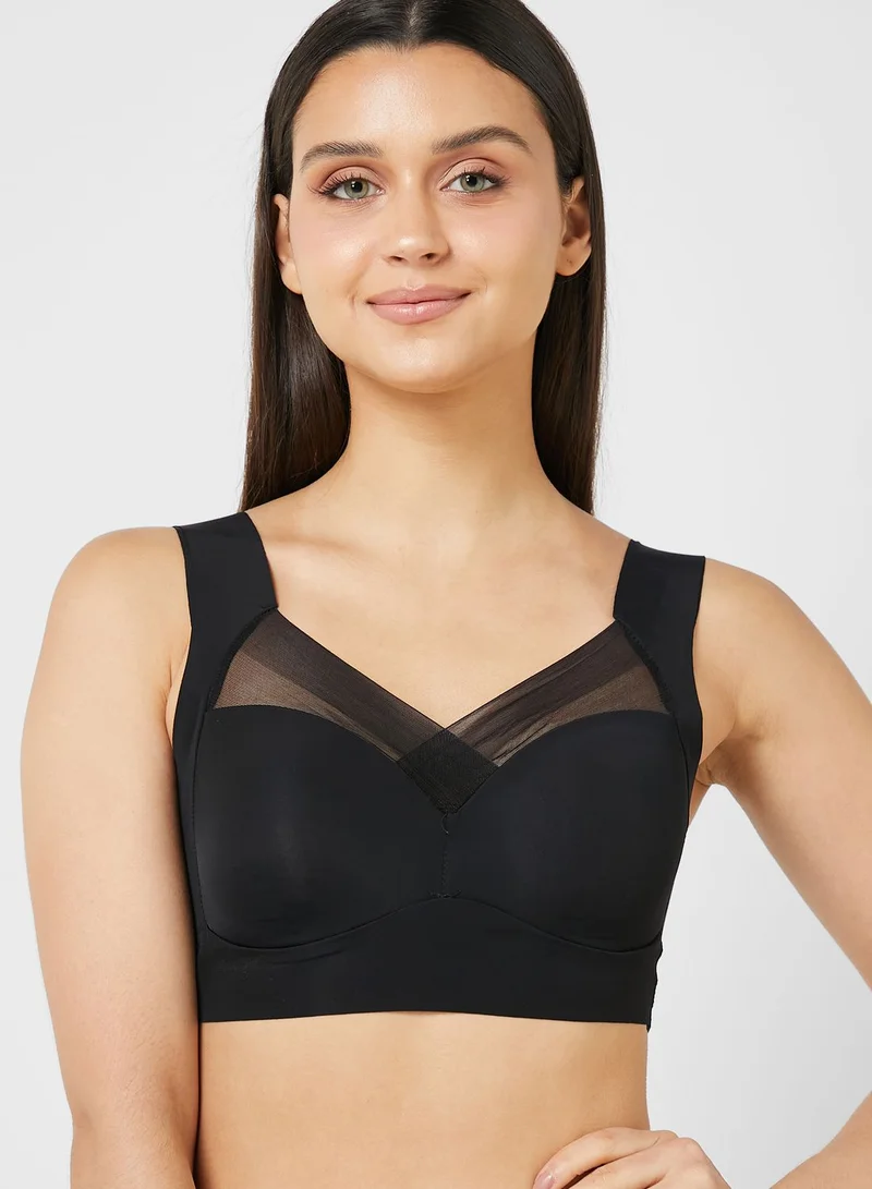 Ginger Mesh Trim Sports Bra