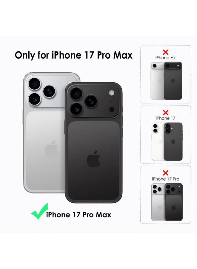 TENOC Phone Case Compatible with 17 Pro Max, Glitter Case Clear Sparkling Protective Bumper Cute Cover for Girls Women (6.9") - Image 2