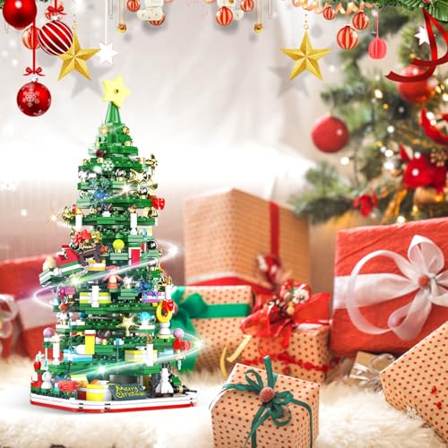 GEVINST Advent Calendar 2025 Adult Teen Boy Girls Kids Christmas Tree Building Set Toys with Led light, Holiday 24 Days Christmas Countdown Calendars Xmas Tree, Fun Cute Gifts (1083 PCS) - Image 4