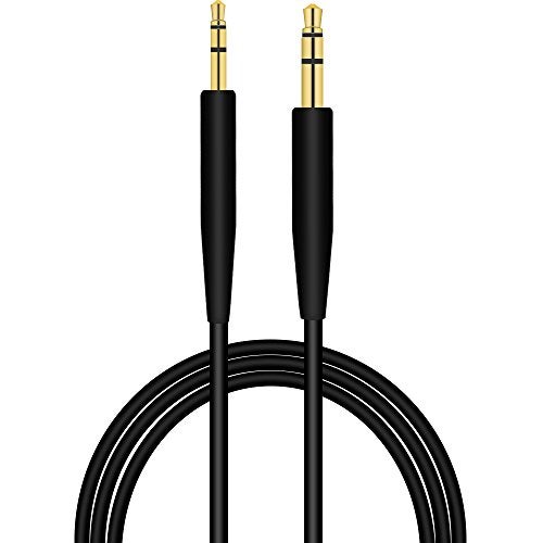 Saipomor QC45 Audio Cable Compatible with Bose On-Ear 2 OE2 OE2i QC25 QC35 QC35II Soundlink SoundlinkII SoundTrue NC700 Headset (Black) - Image 1