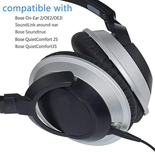 Saipomor QC45 Audio Cable Compatible with Bose On-Ear 2 OE2 OE2i QC25 QC35 QC35II Soundlink SoundlinkII SoundTrue NC700 Headset (Black) - Image 5