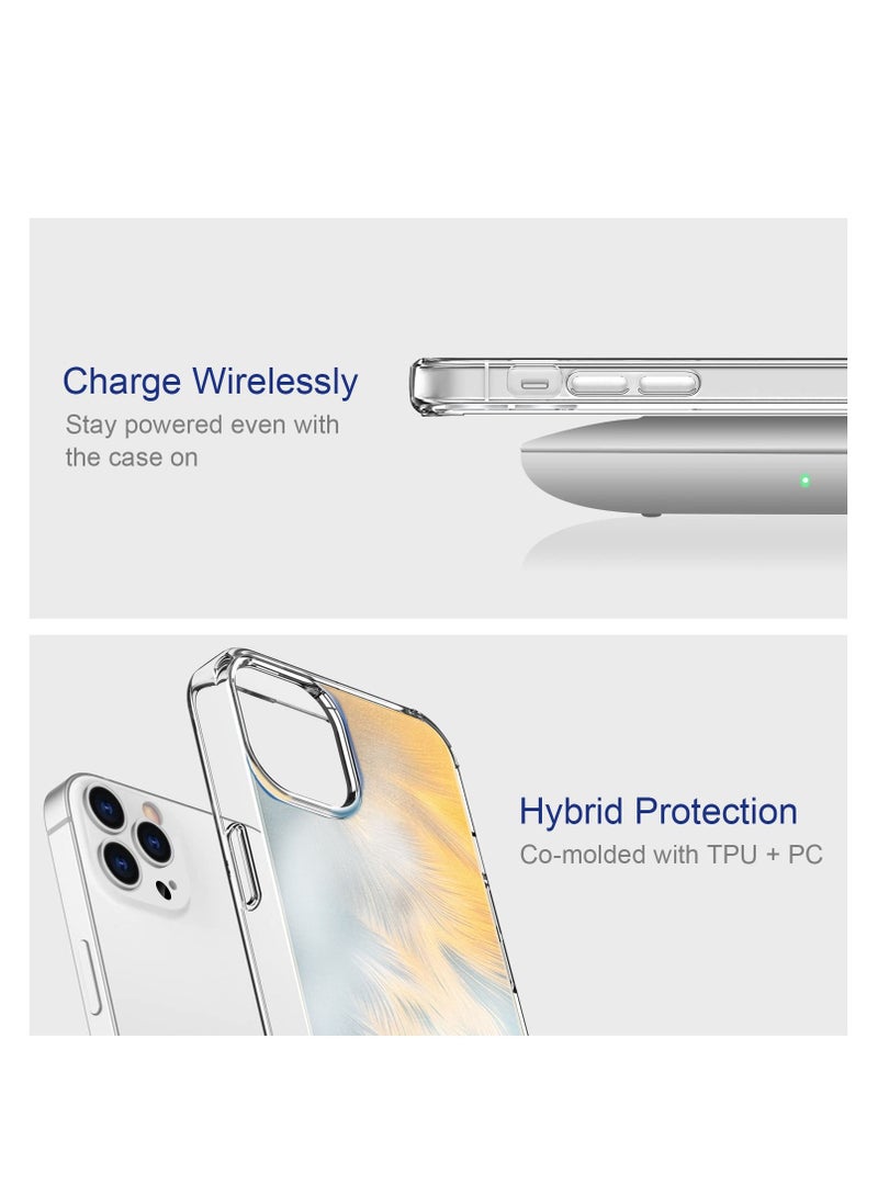 TLAXCA جراب 4 في 1 لهاتف iPhone 15 Pro مع 2 × واقي شاشة من الزجاج المقوى و1 × حبل عالمي للهاتف المحمول بتصميم عصري غطاء هاتف للنساء والفتيات بألوان متدرجة - Image 4