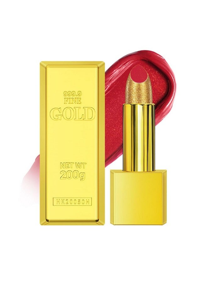 BEUKING أحمر شفاه ذهبي مخملي نود مقاوم للماء غير لامع (2) - Image 2