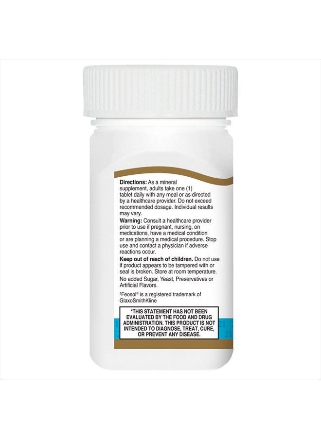 21st CENTURY - Iron 65 Mg Ferrous Sulfate 325 Mg Tablets, 120 Count (Pack of 2) - Image 1