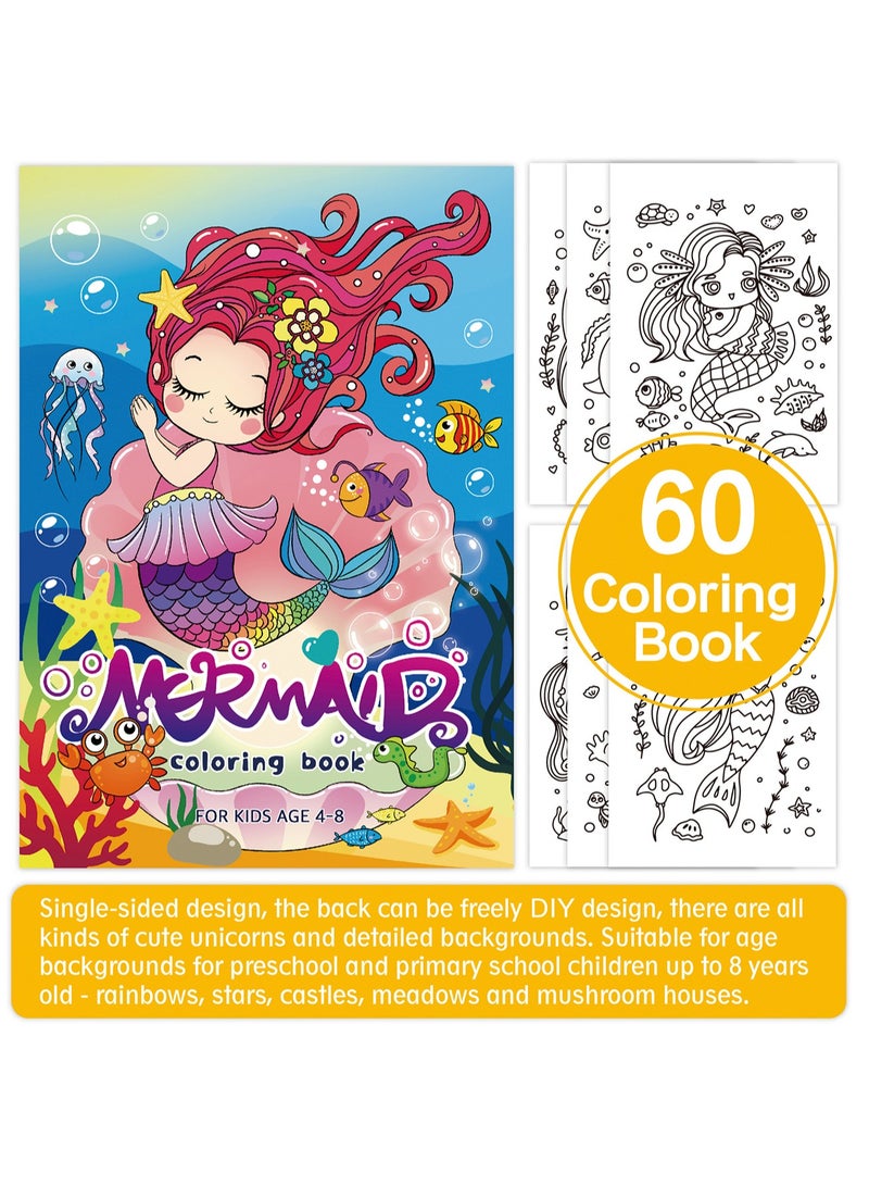 60 Cartoon Doodles Children's Coloring Book, Fun Rewards, Gift Bag Fillers, Birthday Party Supplies, Enlightenment Children's Coloring Book, Art Gifts for Boys and Girls (Dinosaur) - Image 2