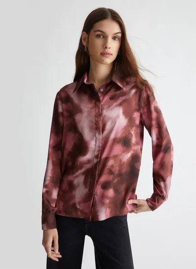 Liu Jo Printed satin shirt