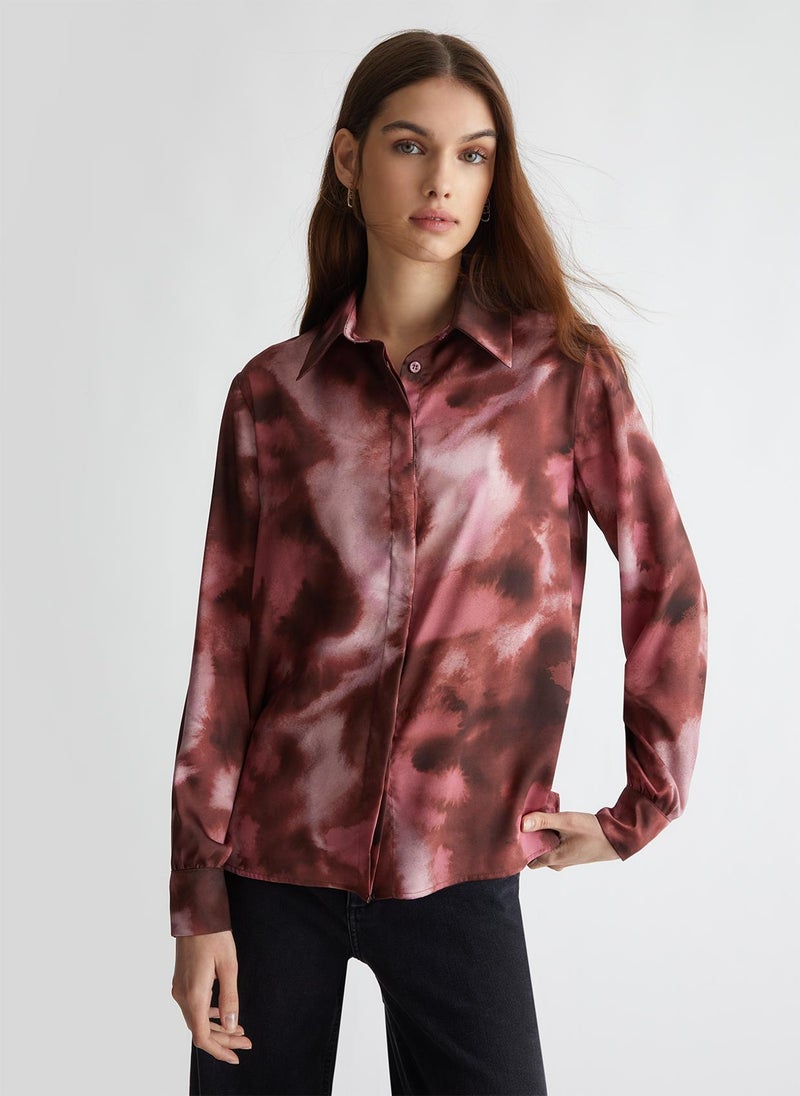 Liu Jo Printed satin shirt - Image 1