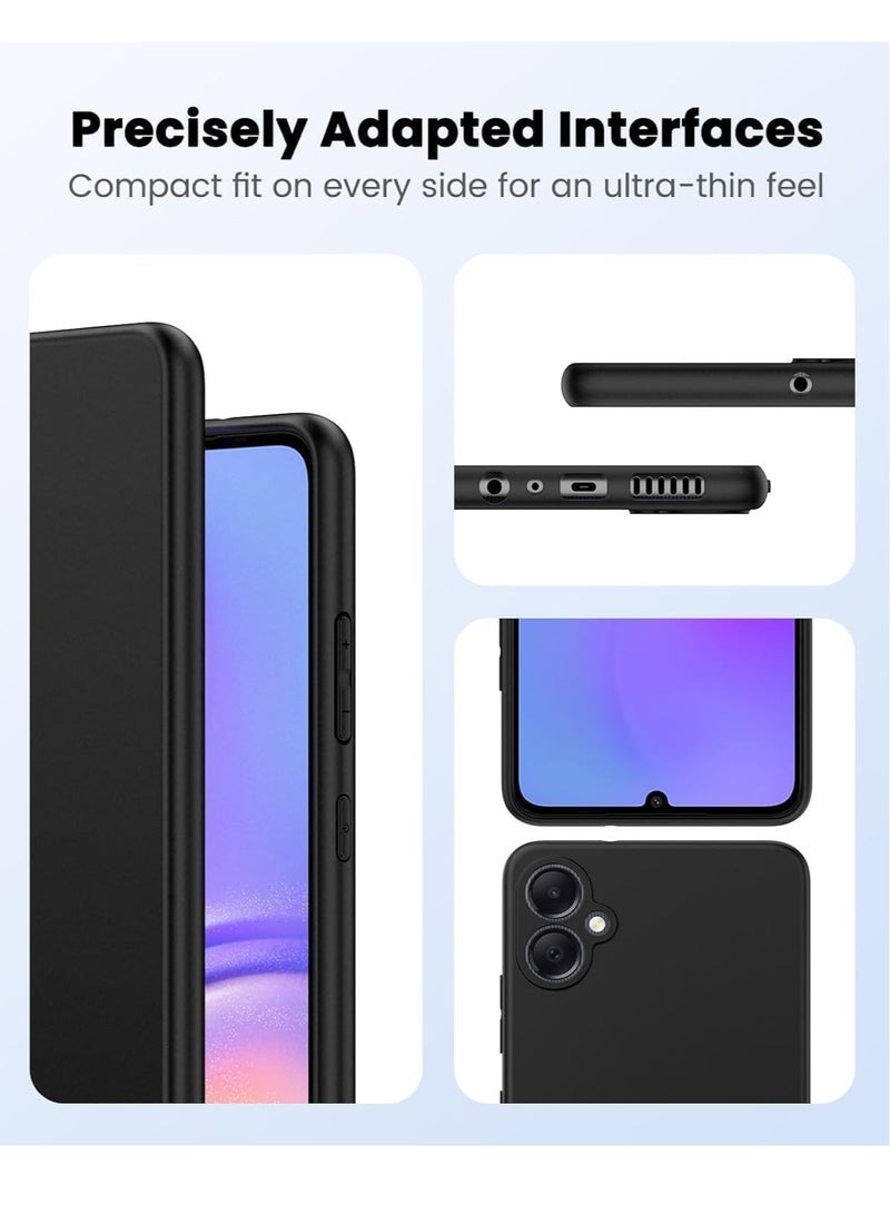 MIGOFAST Samsung Galaxy A06 2024 Soft Tpu Flexible Silicone Jelly Slim Back Cover Shockproof Protective Case designed for Samsung Galaxy A06 Black - Image 4