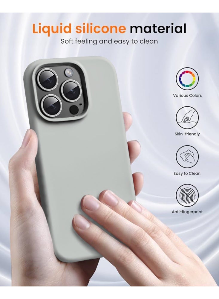 ريتي غطاء سيليكون لآيفون 15 برو ماكس – تصميم أنيق بجودة فائقة، ملمس ناعم احترافي، مقاوم للصدمات، حماية كاملة مع بطانة فاخرة من الألياف الدقيقة - Image 2