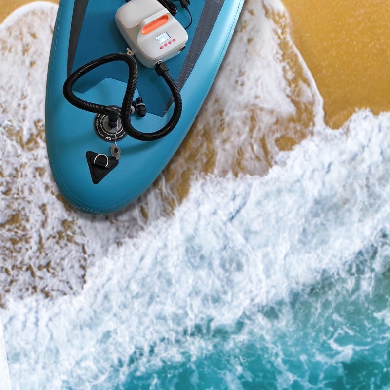 Electric SUP Air Pump 22 PSI 140-Watt High Power Digital LCD Display - Auto Shut Off Electric Air Pump for Outdoor Water Sports - Image 3