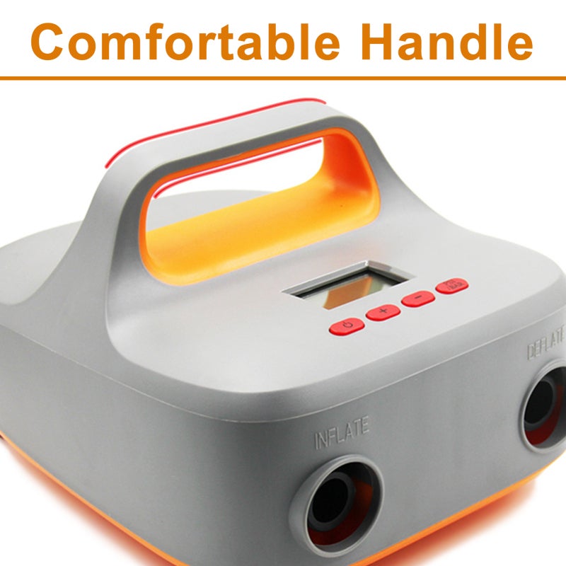 Electric SUP Air Pump 22 PSI 140-Watt High Power Digital LCD Display - Auto Shut Off Electric Air Pump for Outdoor Water Sports - Image 4