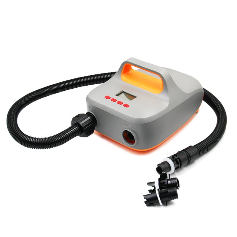 Electric SUP Air Pump 22 PSI 140-Watt High Power Digital LCD Display - Auto Shut Off Electric Air Pump for Outdoor Water Sports - Image 1