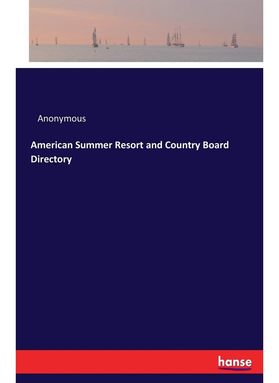 American Summer Resort and Country Board Directory  - Image 1
