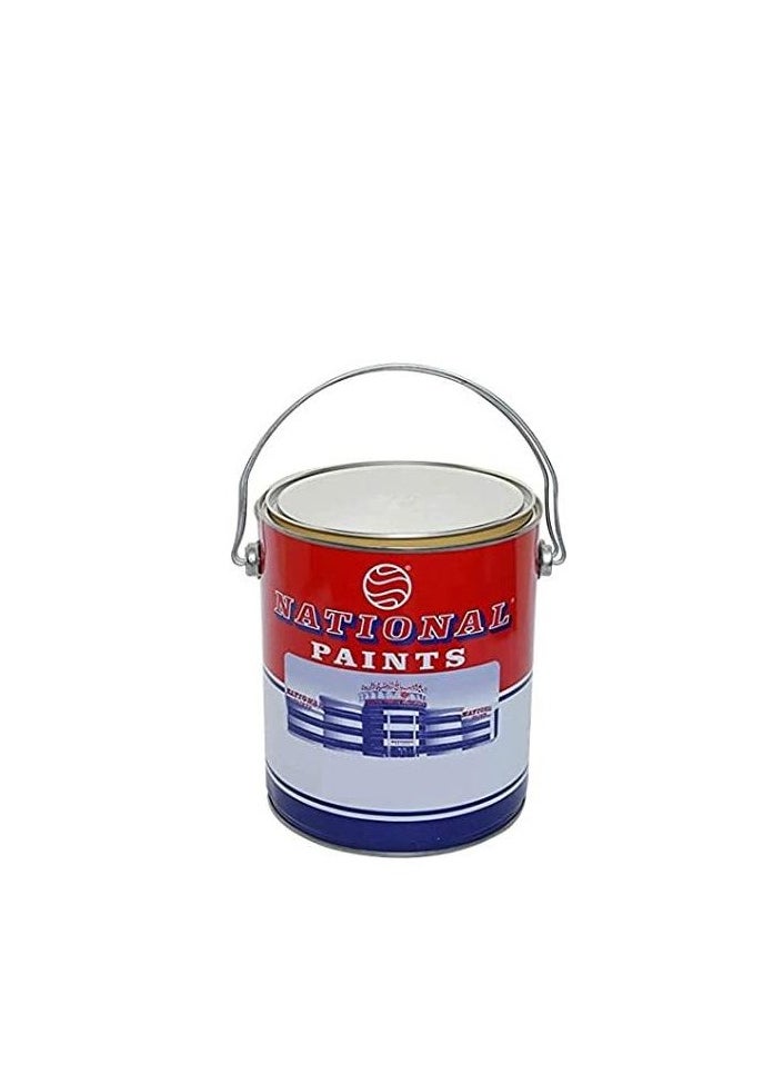 National - National Eggshell Emulsion Matt 800 White-3.6Ltr - Image 1
