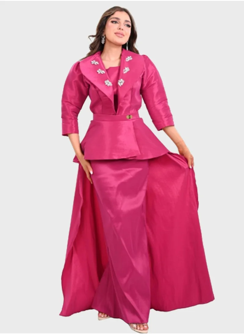 توب تاتو Emballished Dress