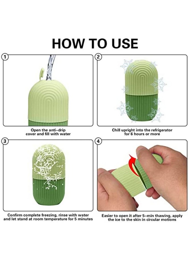 Feelhigh Face Roller Silicone Facial Cube for Eyes Neck Massage Remove Dark Circle Pore Shrink Face Beauty Skin Care Ice Mould - Image 4