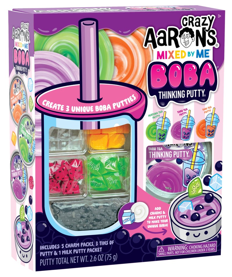 Crazy Aarons Mixed by Me Boba Thinking Putty Kit Made in USA - Image 2