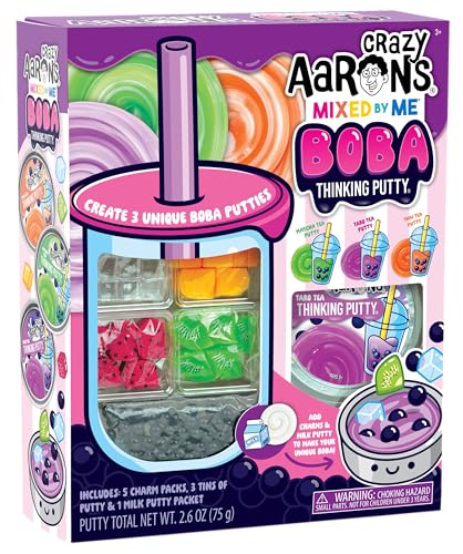 Crazy Aarons Mixed by Me Boba Thinking Putty Kit Made in USA - Image 1