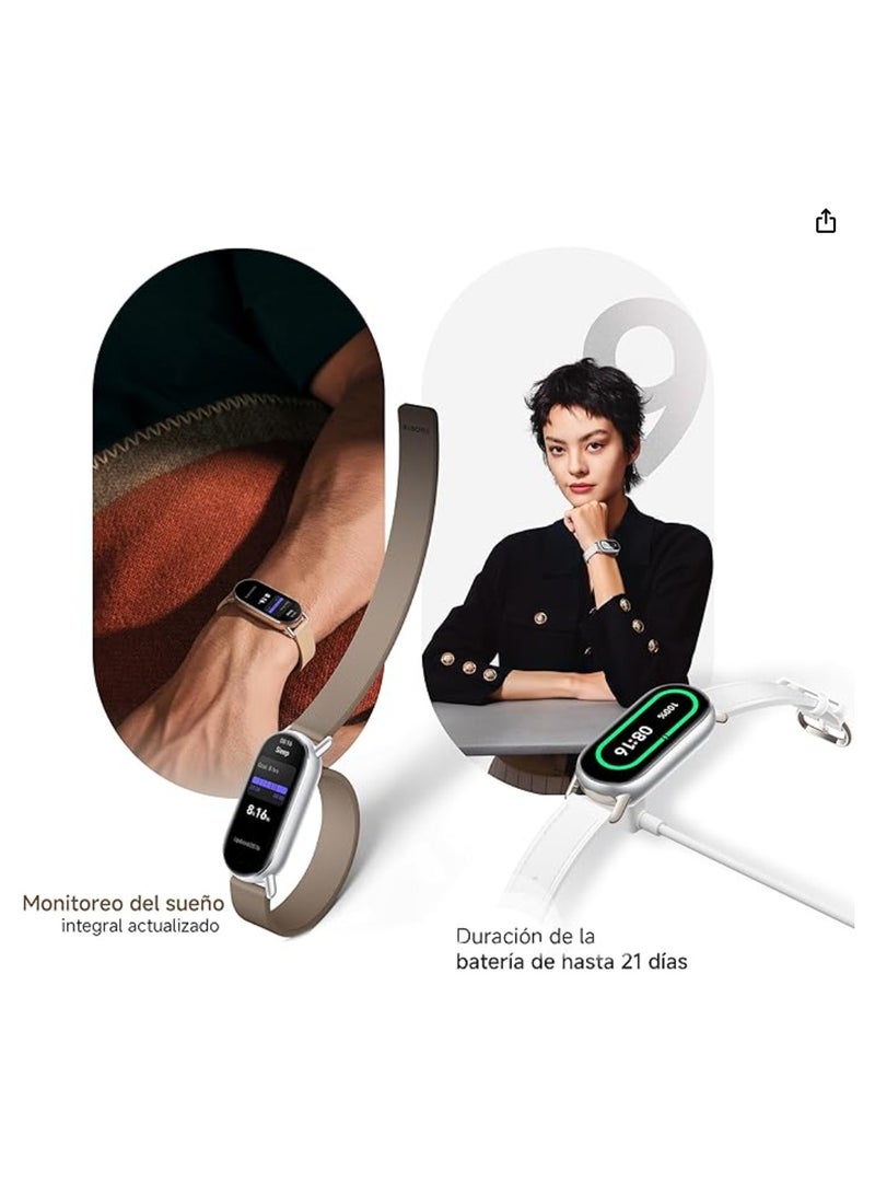Smart Band 9 Global Version (2024) 1.62" Amoled Display | 233 mAh Battery | up to 21 Days of Battery Life | Over 150 Workout Modes | BT 5.4 | 50M Water Resistant - Midnight Black - Image 3