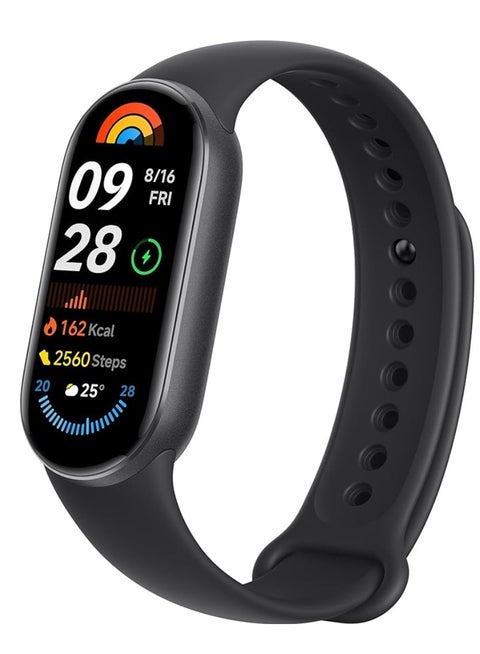 Smart Band 9 Global Version (2024) 1.62" Amoled Display | 233 mAh Battery | up to 21 Days of Battery Life | Over 150 Workout Modes | BT 5.4 | 50M Water Resistant - Midnight Black