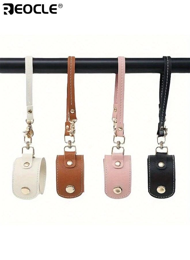 REOCLE Leather Glove Holder with Clasp Design and Adjustable Strap Multi Purpose Organizer with Durable Material for Handbag Outdoor Camping Use - Image 3