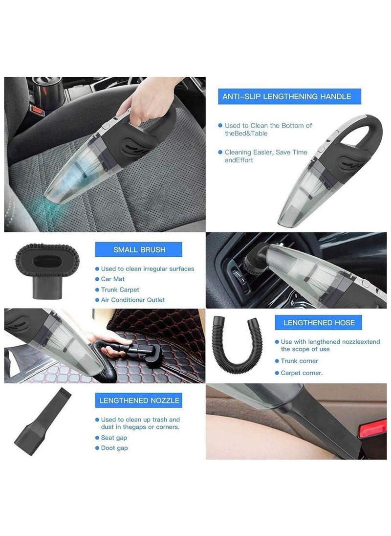 INFLUX High-Power Cordless Handheld Vacuum Cleaner – Portable, Rechargeable, and Wireless for Efficient Car, Home, Sofa, and Kitchen Cleaning with Advanced Wet & Dry Capabilities and Strong Suction  - Image 4