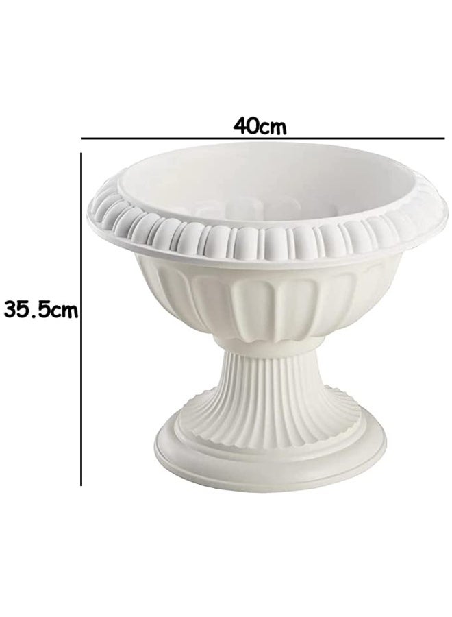 HOME TASTE Plastic Plant Flower Seedlings Nursery Pot - Decorative Garden Pots Flower - Modern Decorative Gardening Containers - Image 2