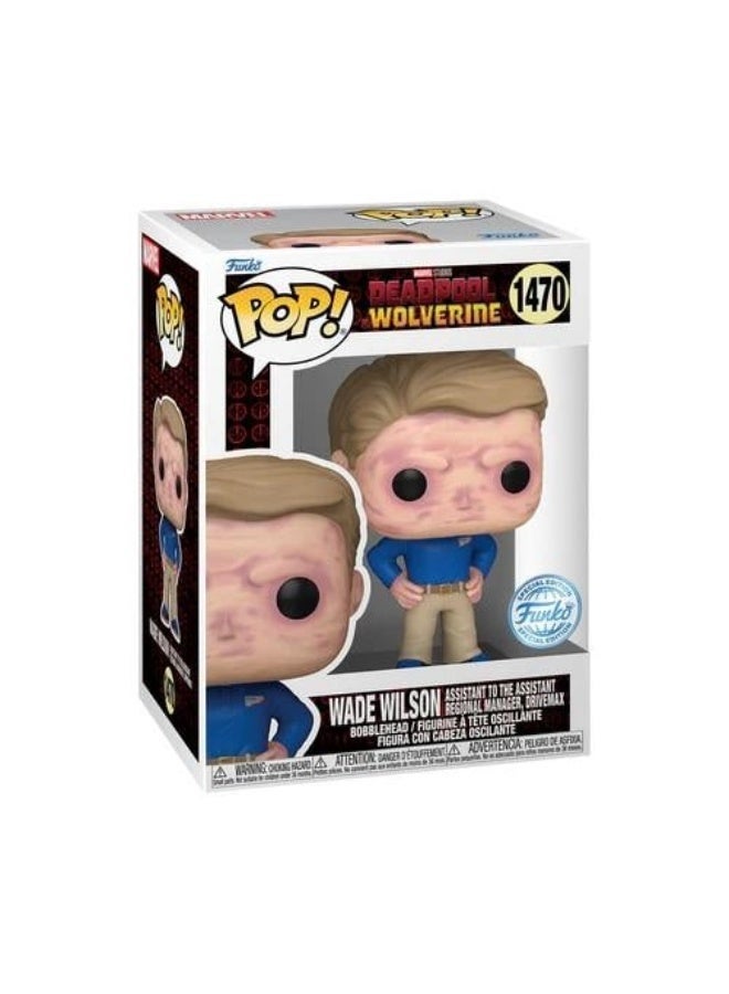 Funko فانكو بوب! مارفل: ديدبول S3 ديدبول (ALT) تمثال فينيل حصري - Image 1