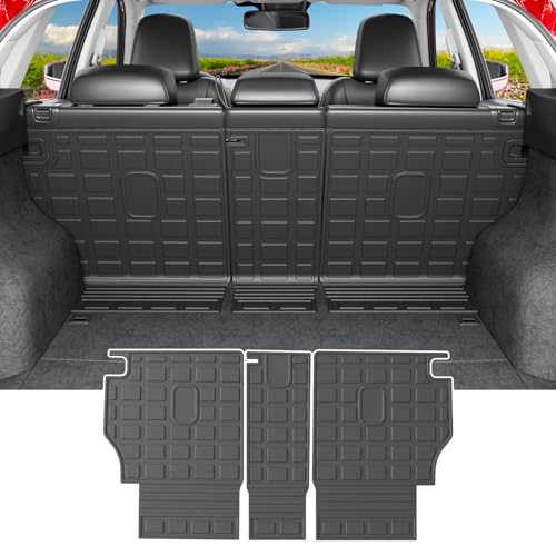 powoq Backrest Mat Compatible with 20172025 Mazda CX5 Cargo Liner Back Seat Protector Replacement for 20172019 2020 2021 2022 2023 2024 2025 Mazda CX5 AccessoriesFit 20172024 Rear Backrest Mat - Image 1