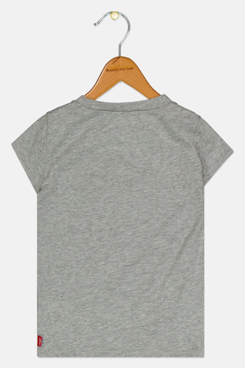 Levi's Toddlers Boy Short Sleeve Brand Logo T Shirt, Grey - Image 2