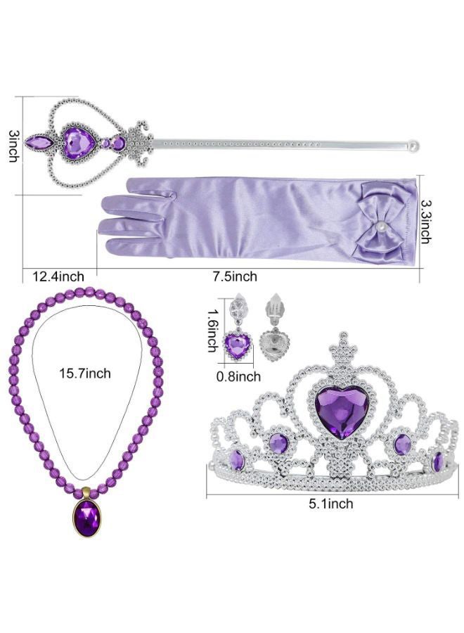 Princess Elsa Cinderella Rapunzel Dress up Accessories Set - Image 3