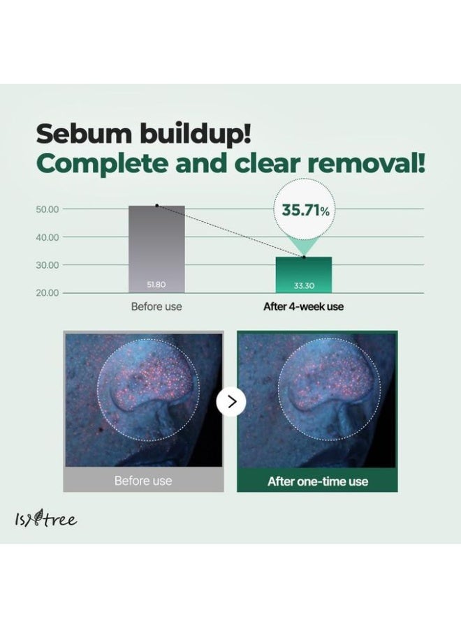 ISNtree IsNtree Mugwort Calming Deep Cleansing Oil 200ml, 6.76 fl.oz | Korean Oil Cleanser for Sensitive & Oily Skin | Lightweight & Non-Greasy | Soothing & Deep Cleansing | Vegan & Cruelty-Free Skincare - Image 2