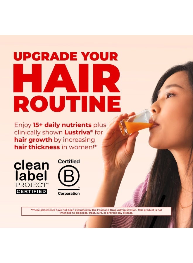 Mary Ruth's Liquid Morning Multivitamin + Hair Growth, Peach Mango, 15.22 fl oz - Image 4