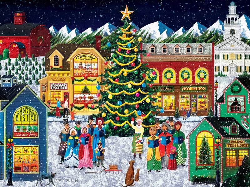 MasterPieces 300 Piece EZ Grip Christmas Jigsaw Puzzle - Holiday Harmony - 18"x24" - Image 2