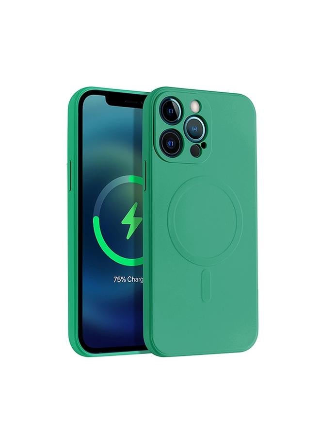 Zaboon Case For iPhone 12 Pro Max Liquid Silicone Full Coverage Magsafe Phone Case - Image 1