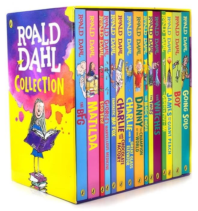Roald Dahl's 15 Great Stories Collection in English