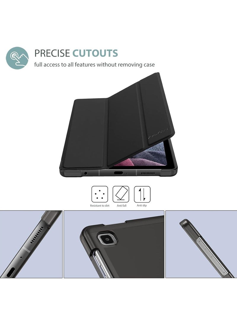 Galaxy Tab A7 Lite Case 8.7 Inch (SM-T220/ SM-T225/ SM-T227), Protective Stand Case Hard Shell Cover for 8.7 Inch Samsung Tab A7 Lite Tablet 2021 -Black - Image 3
