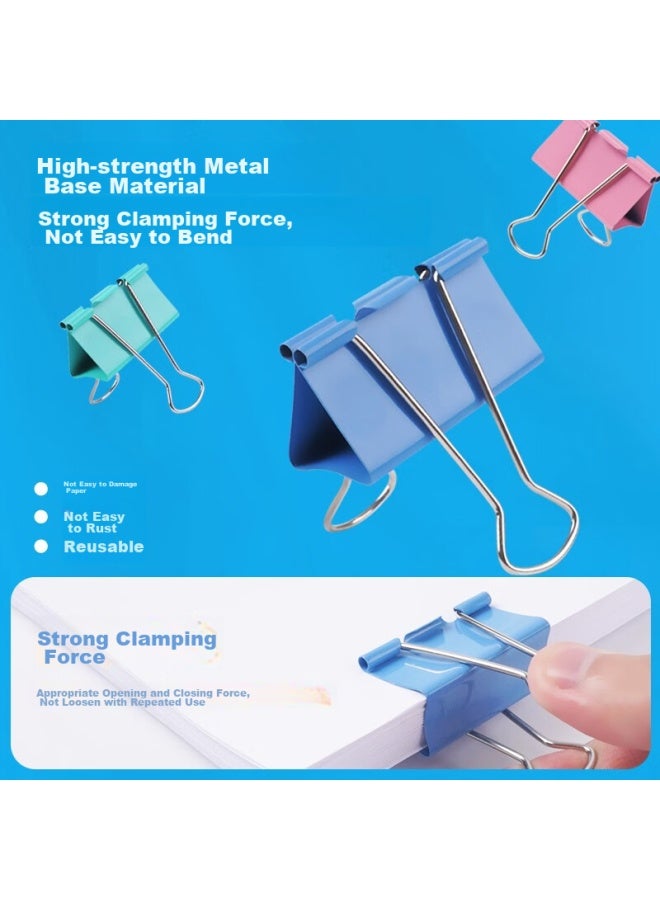 ام اند جي M&g Stationery 1#50mm 12 قطعة/جرة مشابك ملونة كبيرة مشابك معدنية فواتير مشابك مكتب اقتصادية Abs916j1 - Image 3