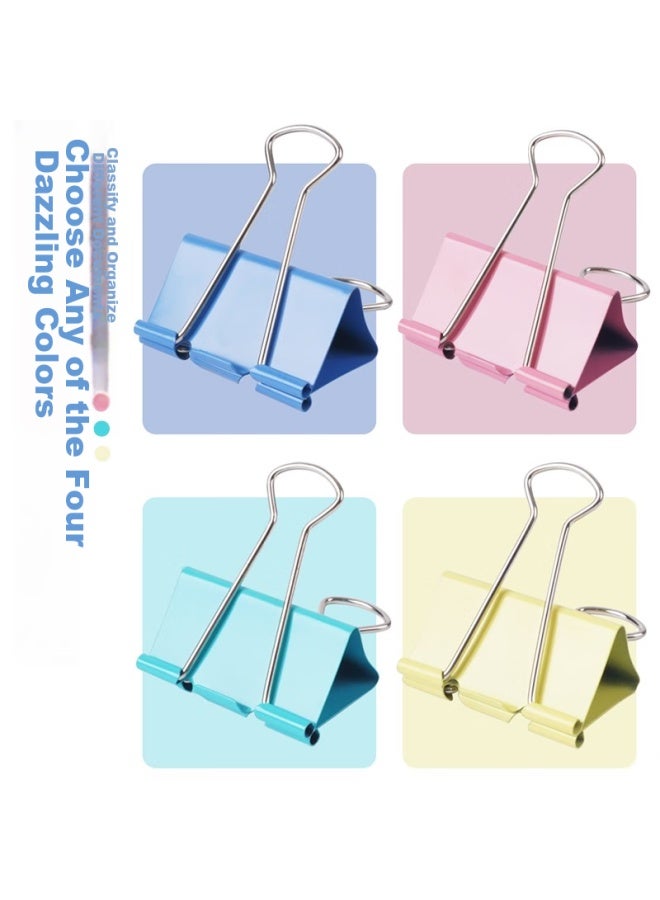 ام اند جي M&g Stationery 1#50mm 12 قطعة/جرة مشابك ملونة كبيرة مشابك معدنية فواتير مشابك مكتب اقتصادية Abs916j1 - Image 2