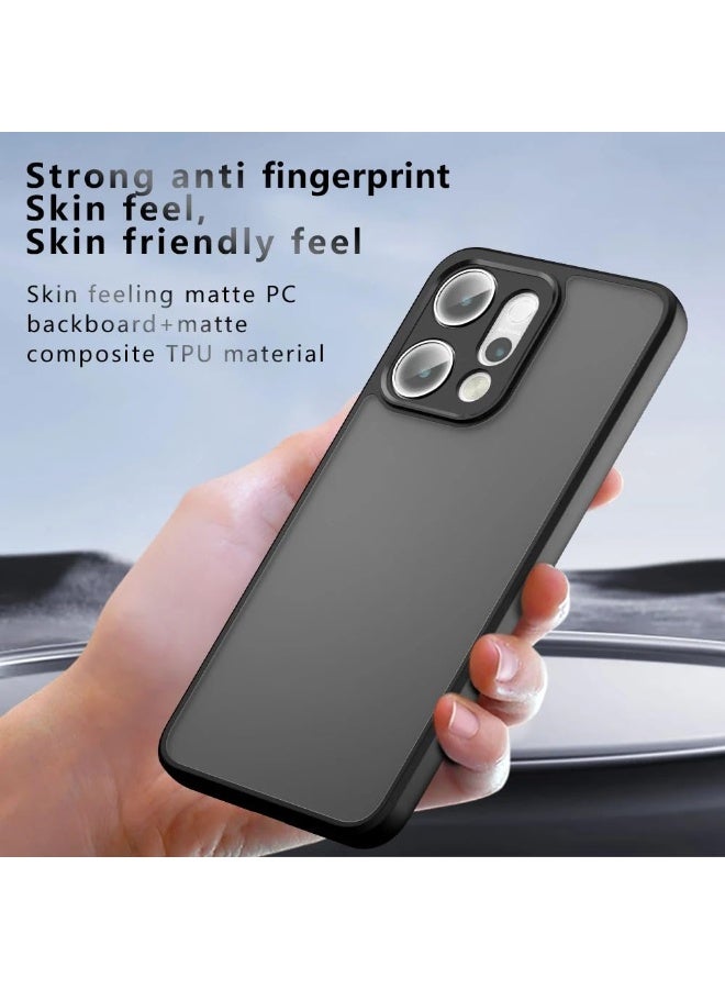 Frosted Case Compatible with OPPO Reno 14 Pro, Selected TPU Material and Four Corner Airbags Shock and Drop Resistance Cover for OPPO Reno 14 Pro