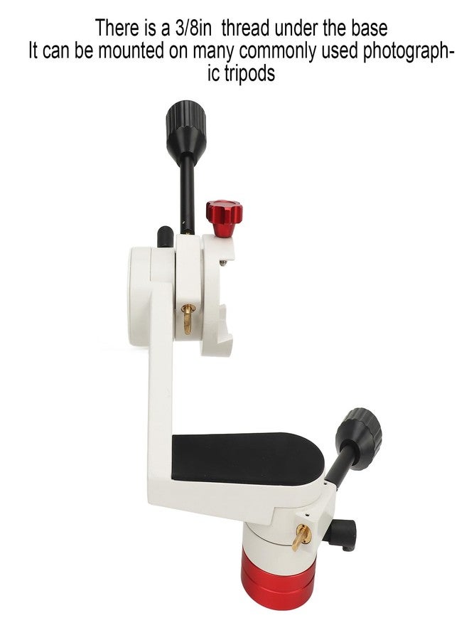 Heayzoki Altazimuth Telescope Mount with 3/8in Thread, 360° Horizontal and Vertical Adjustment, 5kg Weight Bearing - Image 3