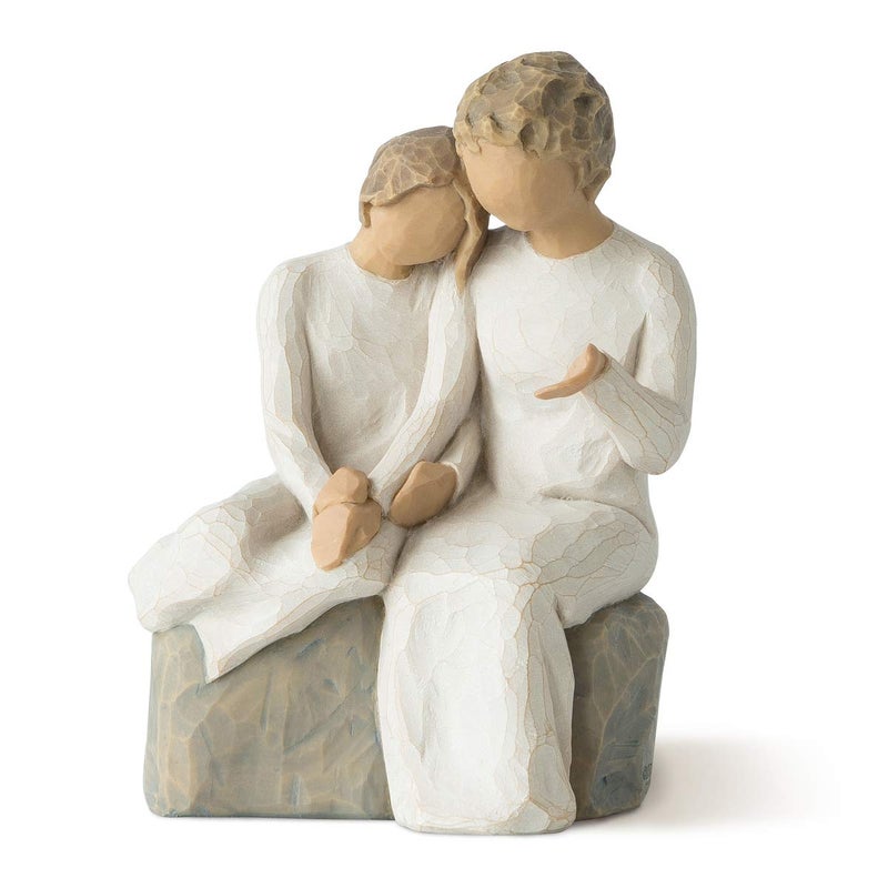 Willow Tree with My Grandmother, The Best Gift is time Spent with You, A Gift to Express Love, Closeness, and Family Relationships Between Grandparents and Grandchildren, Sculpted Hand-Painted Figure - Image 1
