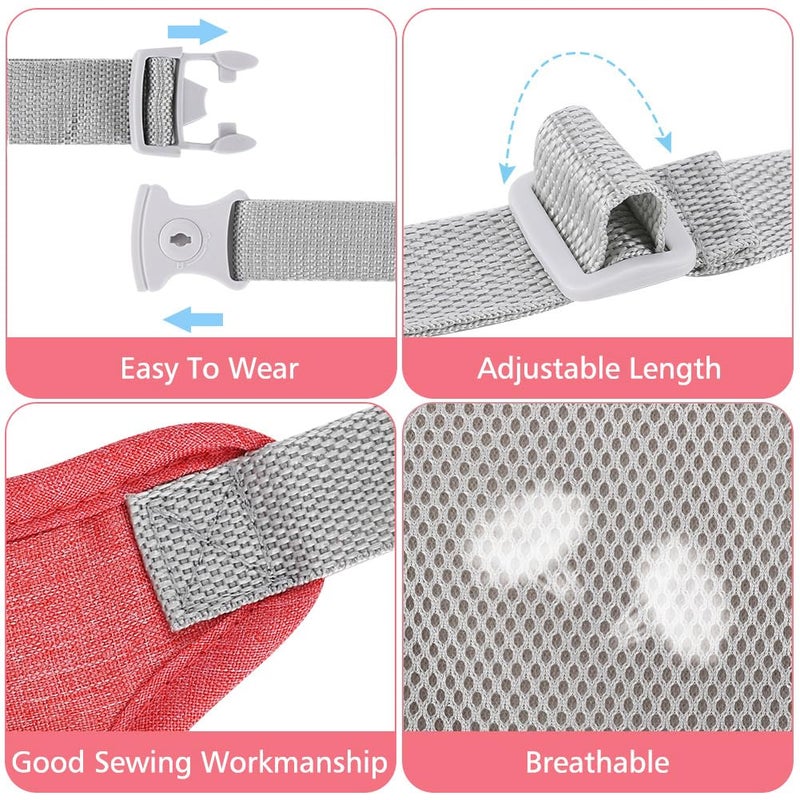 accmor Toddler Harness Leash + Anti Lost Wrist Link, Accmor Kids Harnesses Children Leashes for Girls, Cute Deer Baby Walking Holder Anti-Lost Bracelet Strap Tether for Outdoor Keep Kids Close (Pink) - Image 3