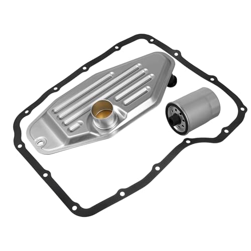 HANSHUO Automatic Transmission Filter Oil Pan and Gasket Kit Fits for Chrysler Aspen Dodge Dakota Durango Ram Jeep Commander Grand Cherokee Replaces # 4799507 5013470-AA 45RFE 545RFE 65RFE 66RFE 68RFE - Image 1