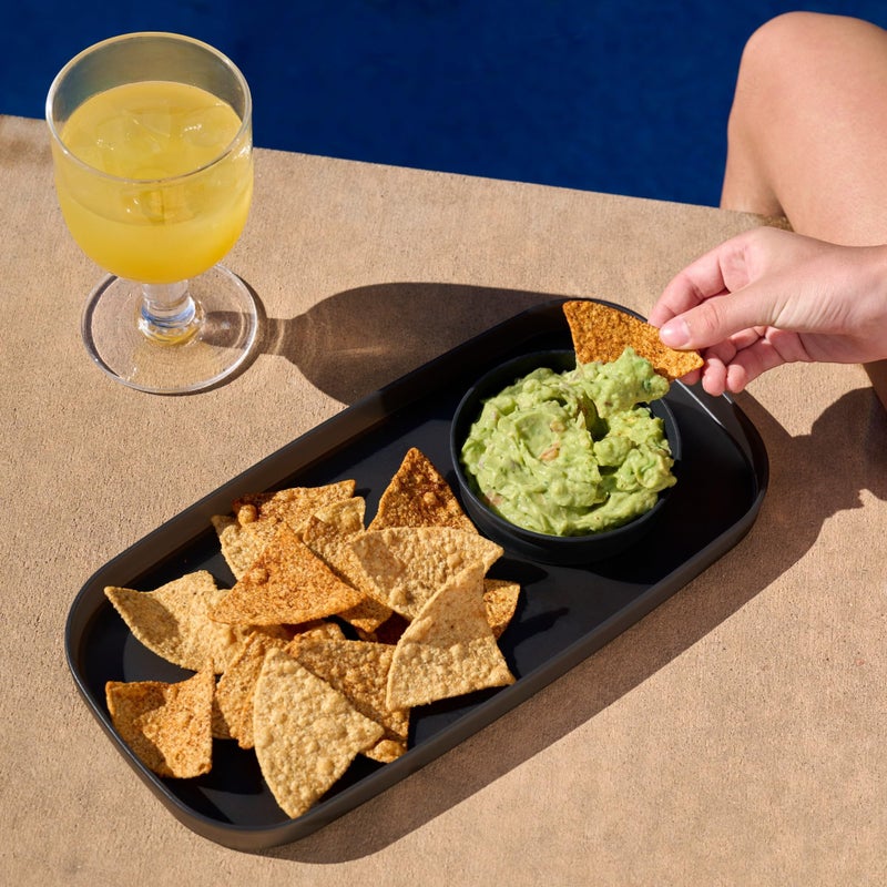 madesmart dipware Small Serving Plate, Stackable & Removable Dip Bowl for Salsa, Queso, Salad, Olives, Dishwasher & Microwave Safe, Multipurpose Plate & Bowl, Pink - Image 4