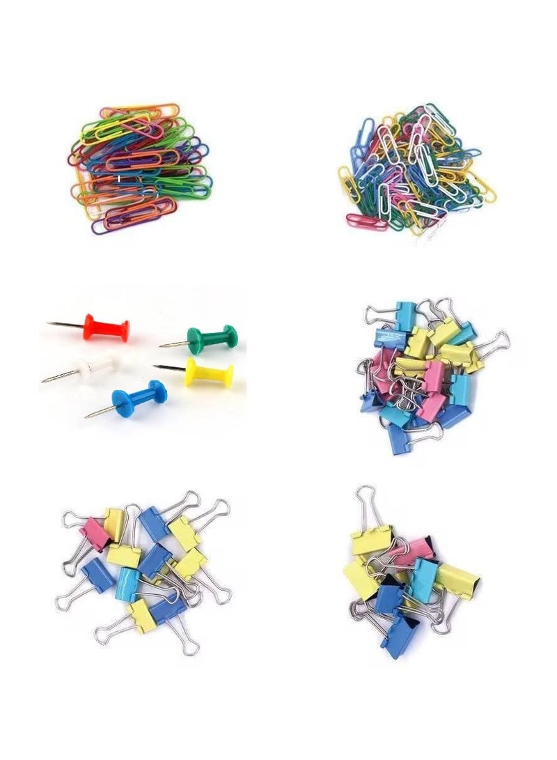 Generic 4 in 1 Paper Clip Set in Assorted Sizes Small Medium for Office Supplies, School, Teachers, Classrooms and Everyday Use - Image 3
