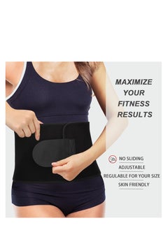 Waist Trainer for Women & Men – Premium Sweat Belt Waist Trimmer, Stomach Wrap, Belly Band for Weight Loss, Core Support, Fitness Training, Postpartum Recovery, Adjustable Waist Trainer for Slimming and Toning - pzsku/Z705AE8875334F3C3444AZ/45/_/1730461870/604a567d-2bab-4eb3-ae72-03c74f6a56e1