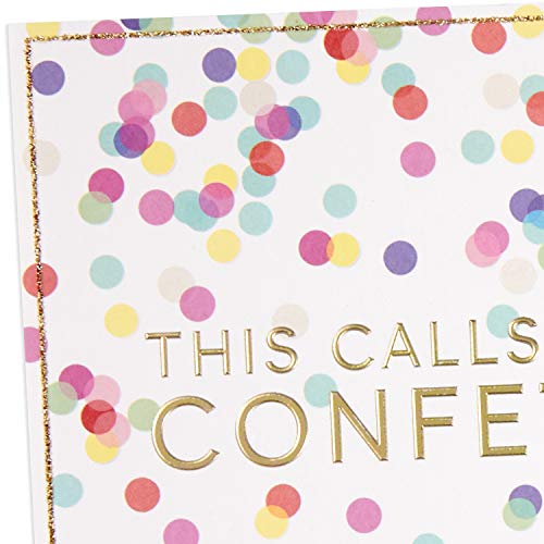 Hallmark Signature Congratulations Card or Graduation Card (Confetti) - Image 4