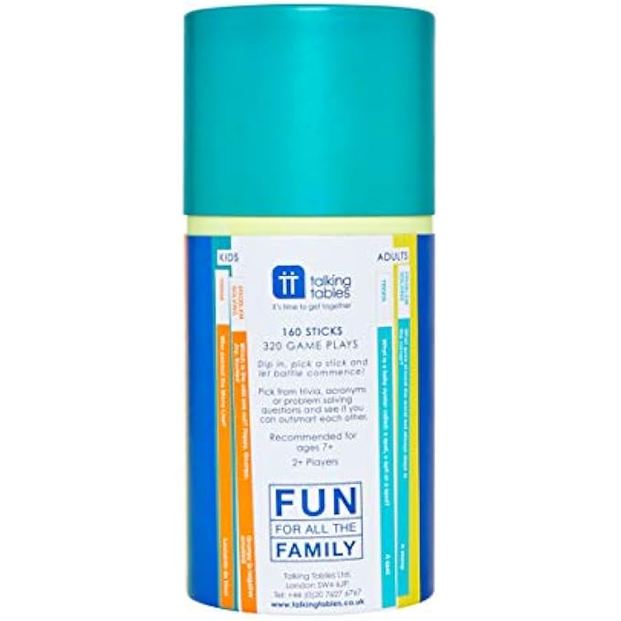 توكينج تيبلز الأطفال مقابل الكبار مقياس المرح الأسرة التوافه لعبة عشاء حفلة أسئلة مسابقة للأطفال الكبار السفر عيد الميلاد - Image 3